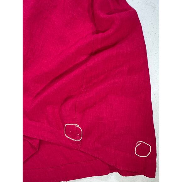 Bryn Walker Dress Size Small Oversized Fuchsia Pink High Low Hem Pockets READ - Picture 10 of 10